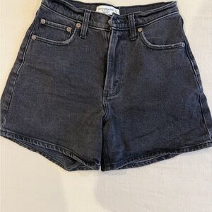 Abercrombie & Fitch Dark Gray Jean Shorts
